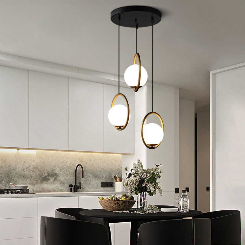 HOOP TRIO Cascade Light by Lampadom - top view