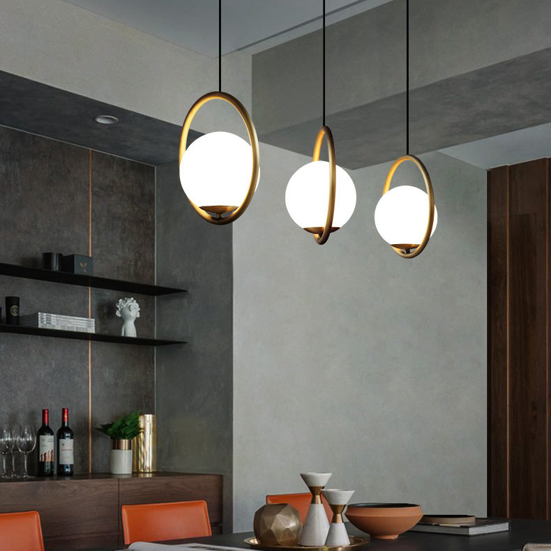 HOOP TRIO Cascade Light by Lampadom - close-up