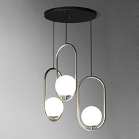 HOOP TRIO Cascade Light by Lampadom - detail view