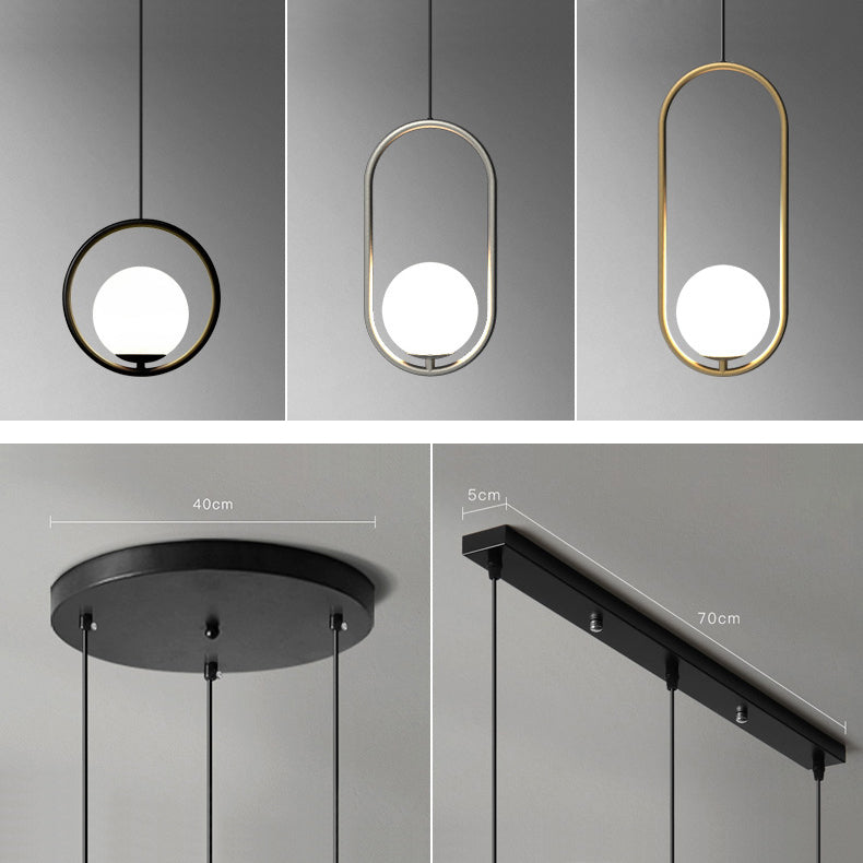 HOOP TRIO Cascade Light by Lampadom - angle view