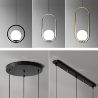 HOOP TRIO Cascade Light by Lampadom - angle view