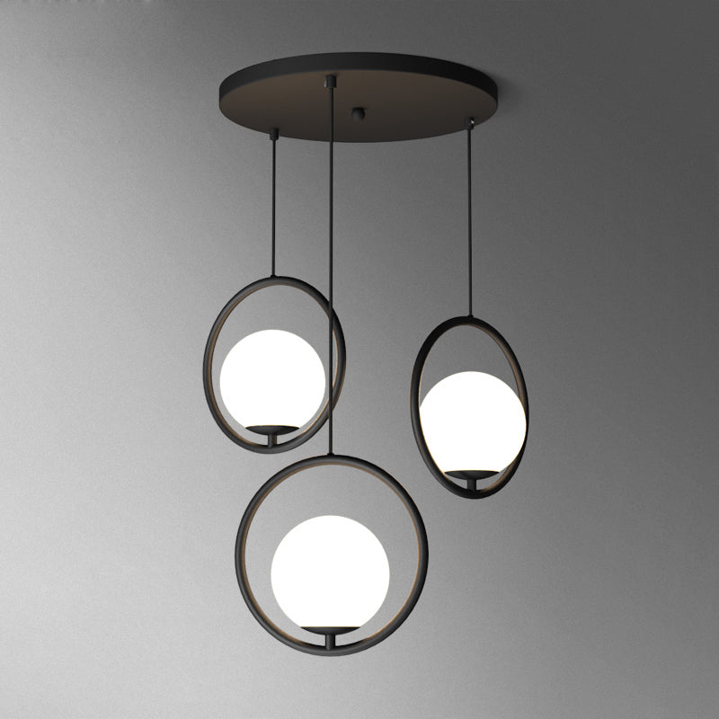 HOOP TRIO Cascade Light by Lampadom - close-up