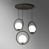HOOP TRIO Cascade Light by Lampadom - close-up
