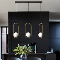HOOP TRIO Cascade Light by Lampadom - scale reference