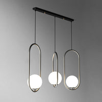 HOOP TRIO Cascade Light by Lampadom - side view