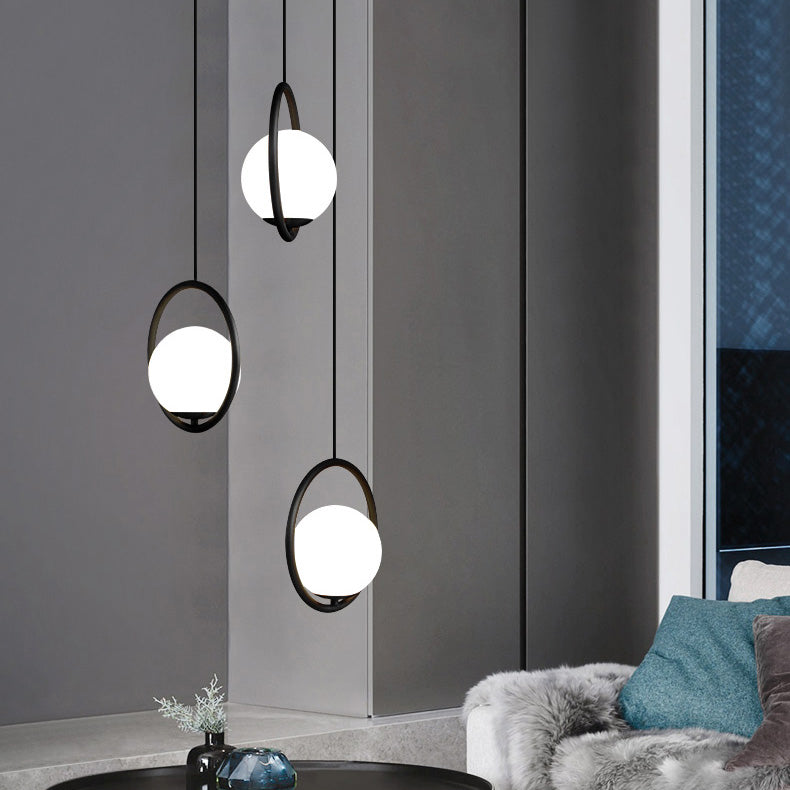 HOOP TRIO Cascade Light by Lampadom - side view