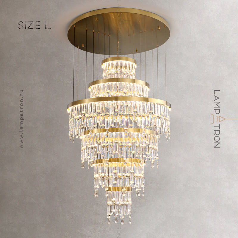 INGELINN Ring Chandelier by Lampadom - angle view