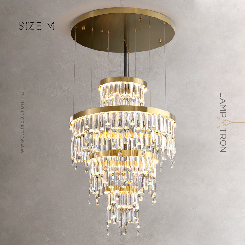 INGELINN Ring Chandelier by Lampadom - top view