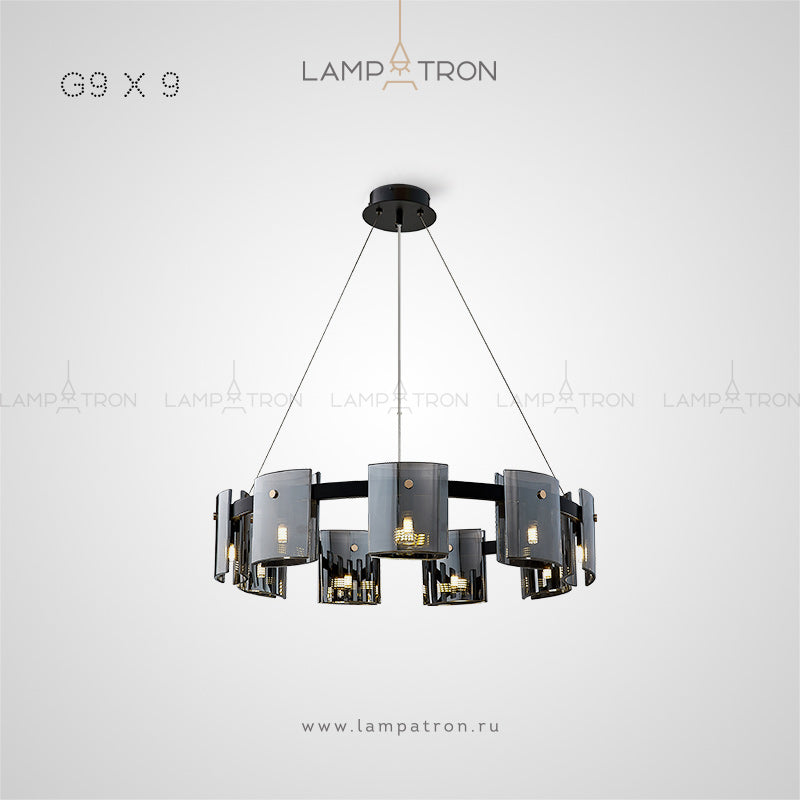 JANICE Ring Chandelier by Lampadom - ambient shot