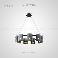 JANICE Ring Chandelier by Lampadom - ambient shot