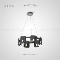JANICE Ring Chandelier by Lampadom - detail view