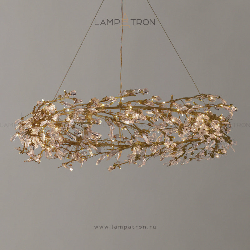 JASMIN Ring Chandelier by Lampadom - scale reference