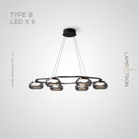 JULIANO Ring Chandelier by Lampadom - side view