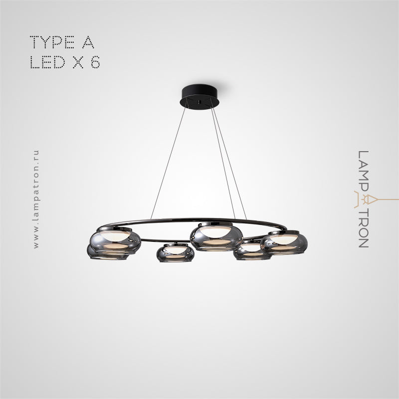 JULIANO Ring Chandelier by Lampadom - angle view