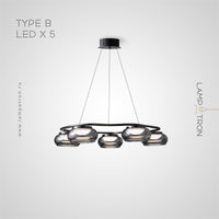 JULIANO Ring Chandelier by Lampadom - top view