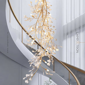 JULIETTA C LUX Chandelier by Lampadom - side view