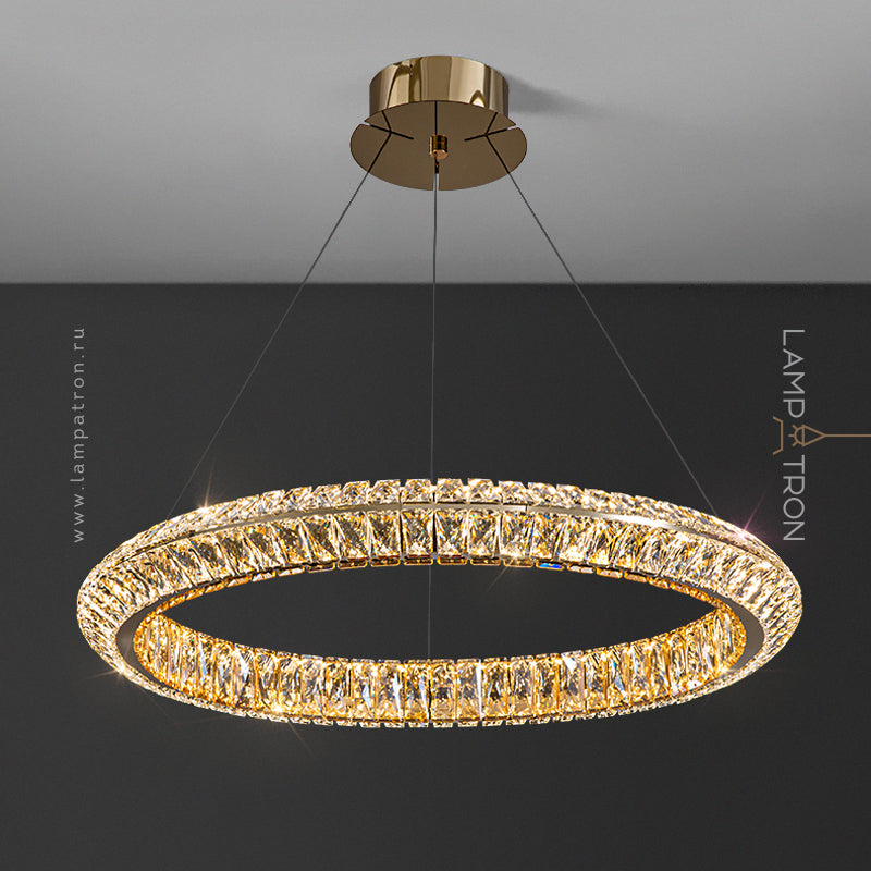 KAISER ONE Ring Chandelier by Lampadom - ambient shot