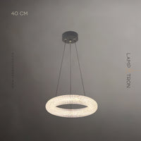 LASSE Ring Chandelier by Lampadom - side view