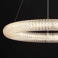 LASSE Ring Chandelier by Lampadom - top view