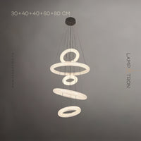 LASSE Ring Chandelier by Lampadom - top view