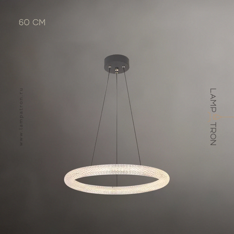 LASSE Ring Chandelier by Lampadom - close-up