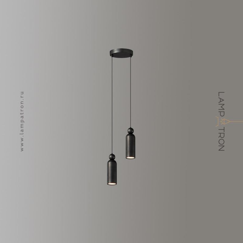 PAIRED PENDANT ICE  LEFFE UP TO by Lampadom - close-up