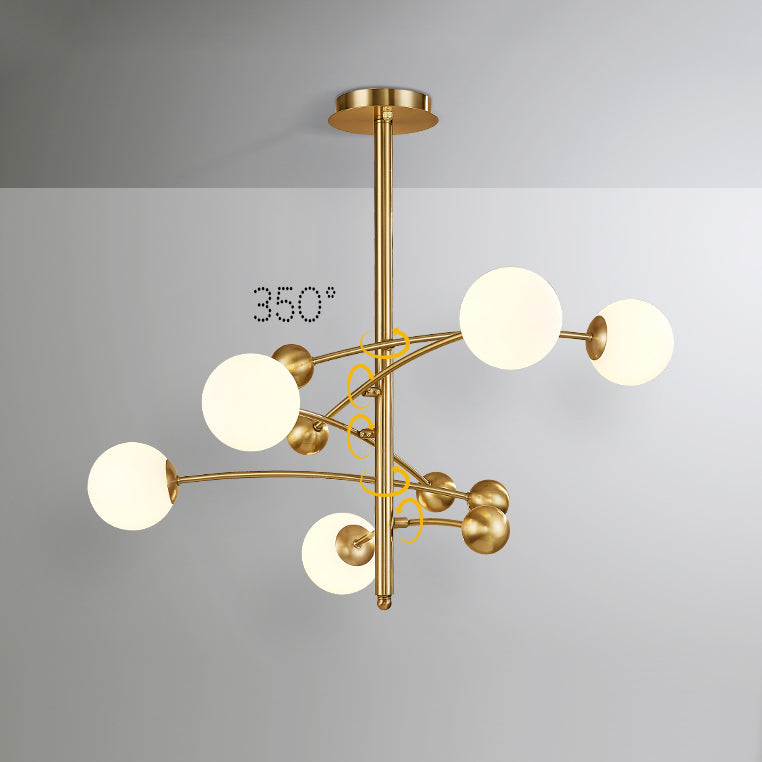LIAN Chandelier by Lampadom - top view
