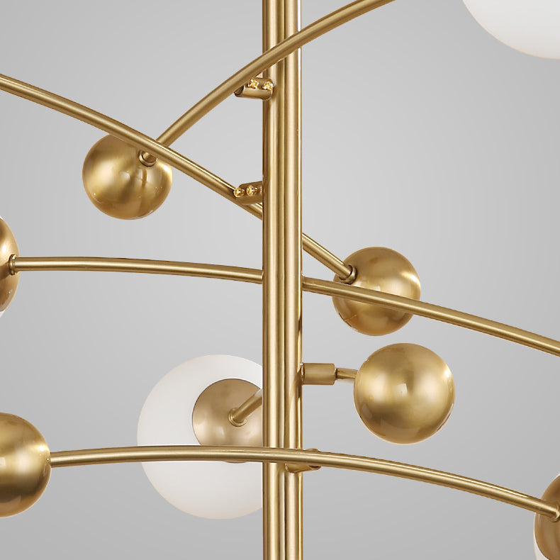 LIAN Chandelier by Lampadom - scale reference