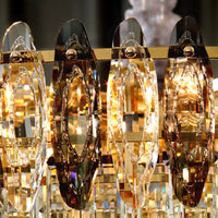 LIONEL B Linear Chandelier by Lampadom - side view