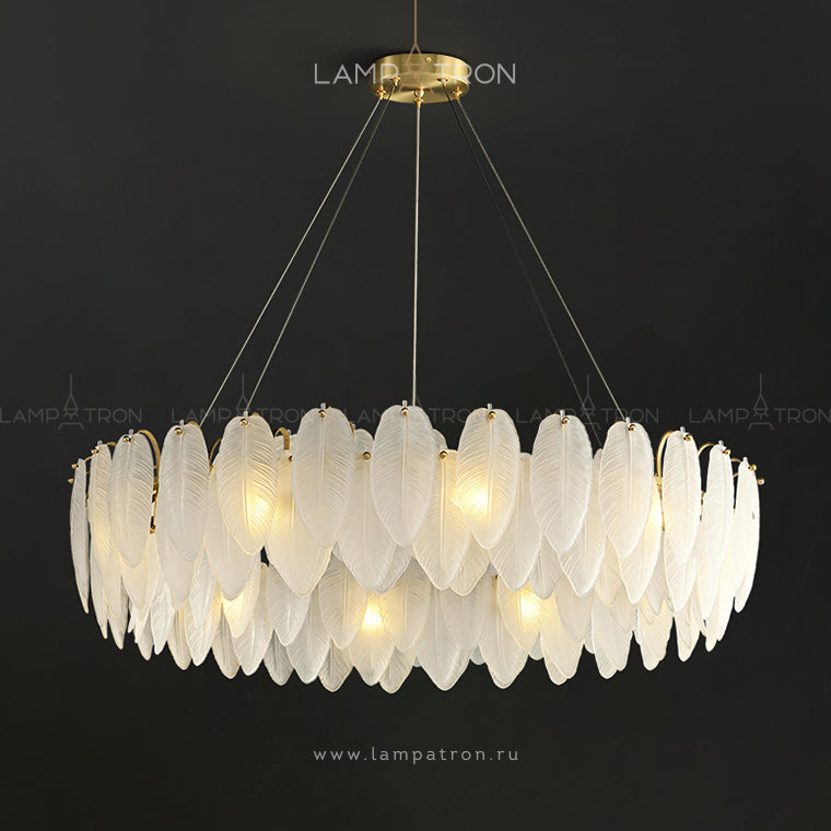 LORELEY Ring Chandelier by Lampadom - scale reference