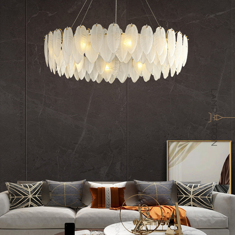 LORELEY Ring Chandelier by Lampadom - scale reference