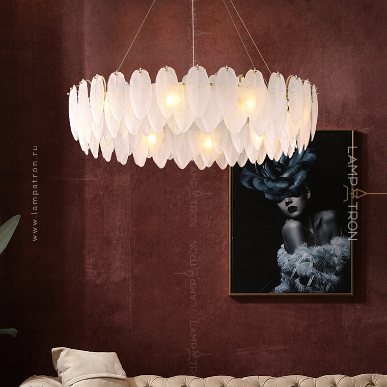 LORELEY Ring Chandelier by Lampadom - ambient shot
