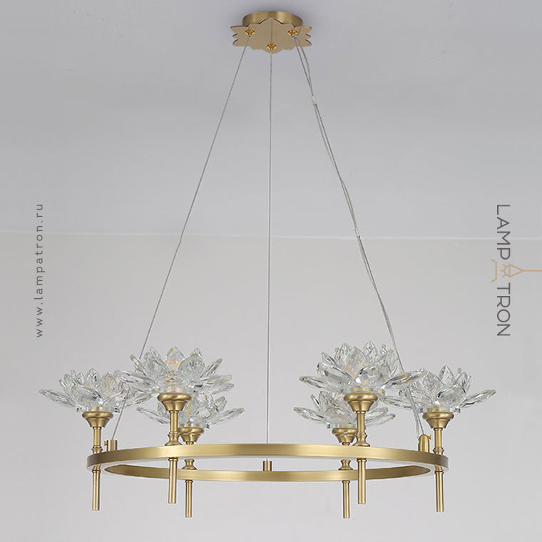 LOTOS Ring Chandelier by Lampadom - ambient shot