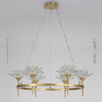 LOTOS Ring Chandelier by Lampadom - ambient shot