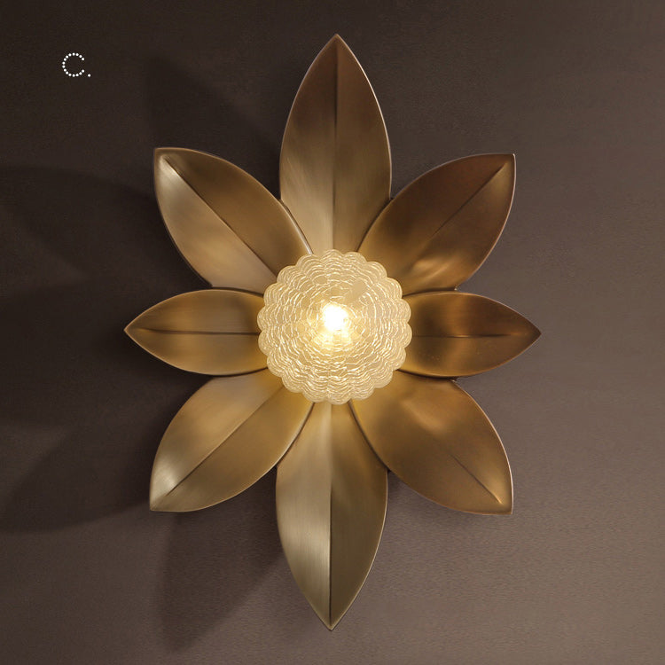 LOTUS Wall Light by Lampadom - top view