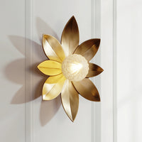 LOTUS Wall Light by Lampadom - side view