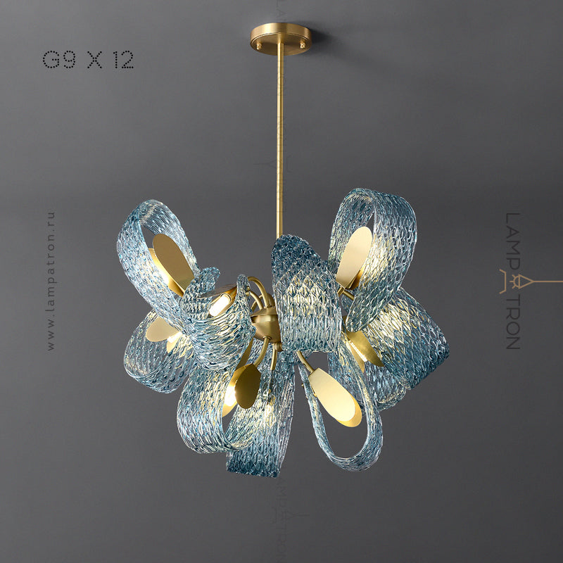 LUCIA Chandelier by Lampadom - top view