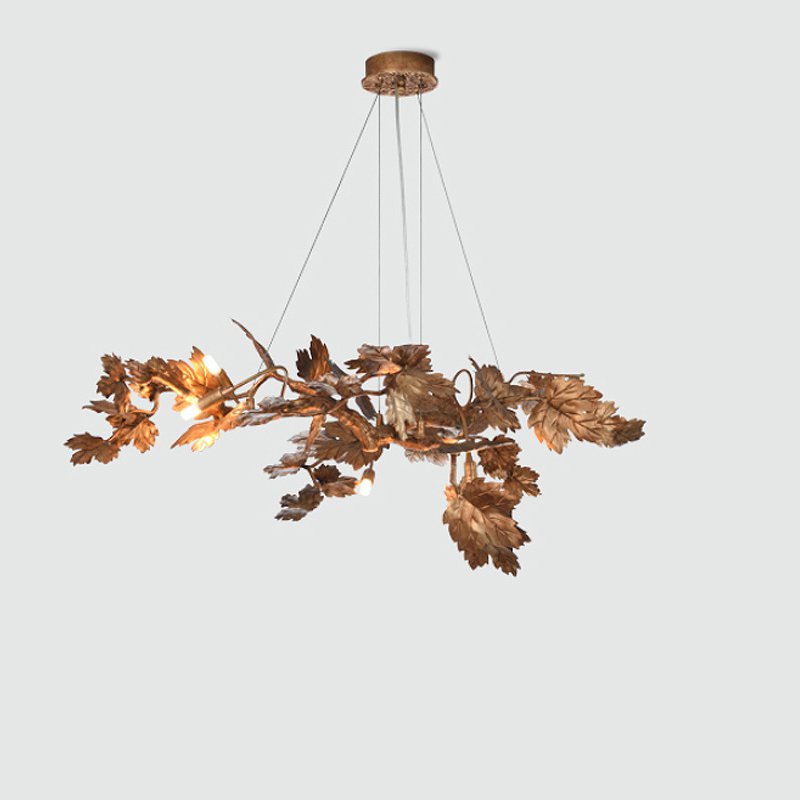 MAPLE B Chandelier by Lampadom - scale reference