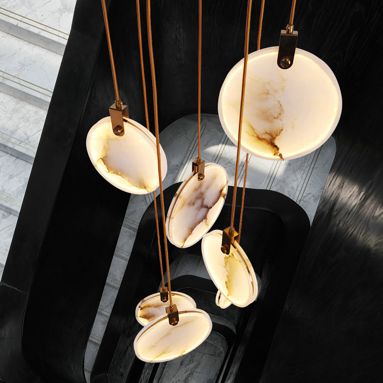 MARBLE 3 Pendant by Lampadom - side view
