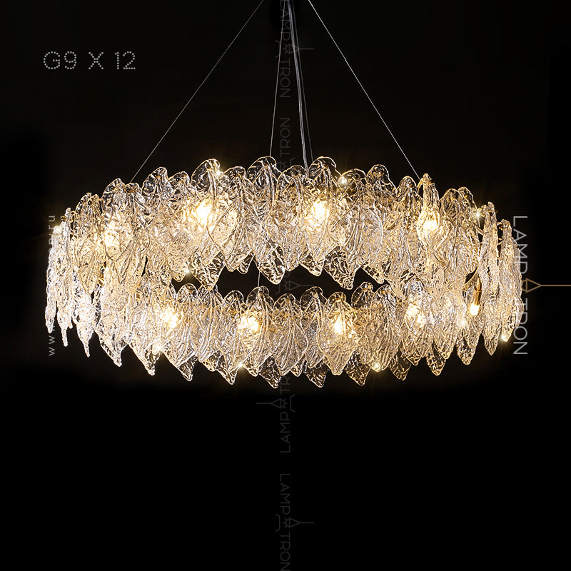 MARISA Ring Chandelier by Lampadom - side view