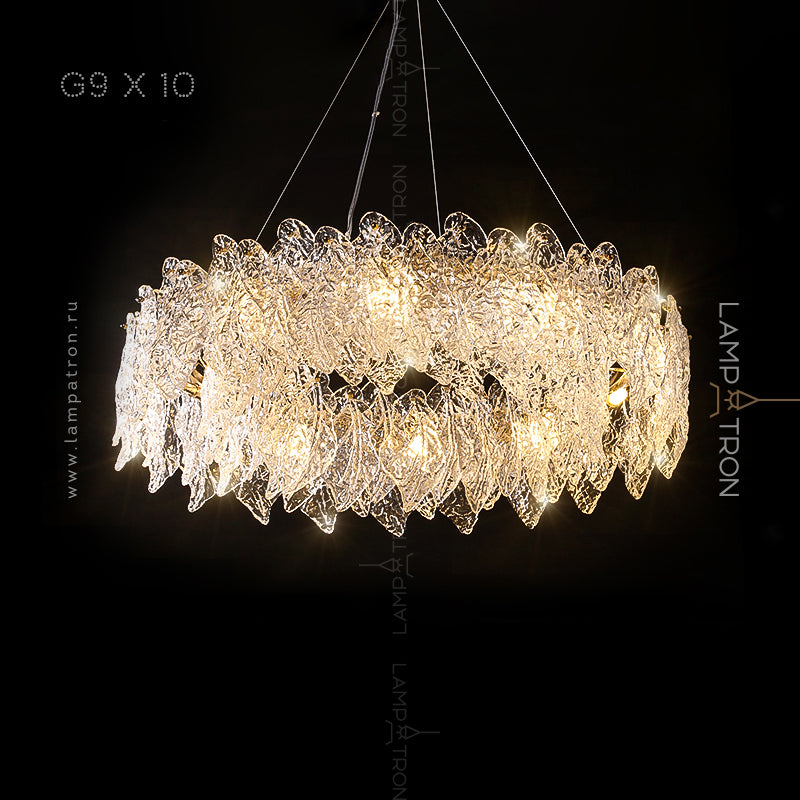 MARISA Ring Chandelier by Lampadom - detail view