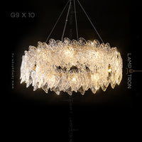 MARISA Ring Chandelier by Lampadom - detail view
