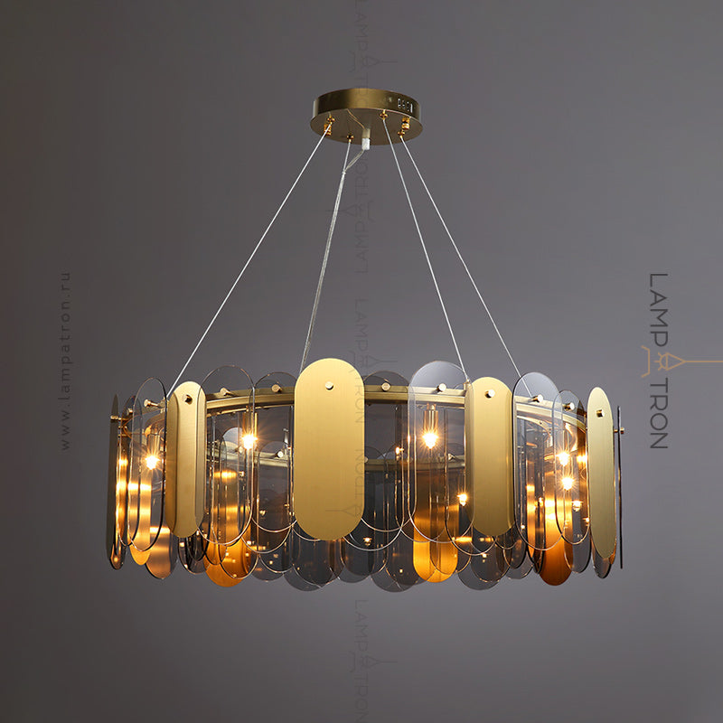 MARLINA GLOSS Ring Chandelier by Lampadom - ambient shot