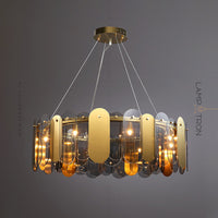 MARLINA GLOSS Ring Chandelier by Lampadom - ambient shot