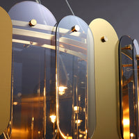 MARLINA GLOSS Ring Chandelier by Lampadom - side view