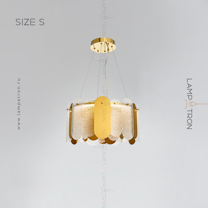 MARLINA Ring Chandelier by Lampadom - angle view