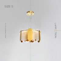 MARLINA Ring Chandelier by Lampadom - angle view