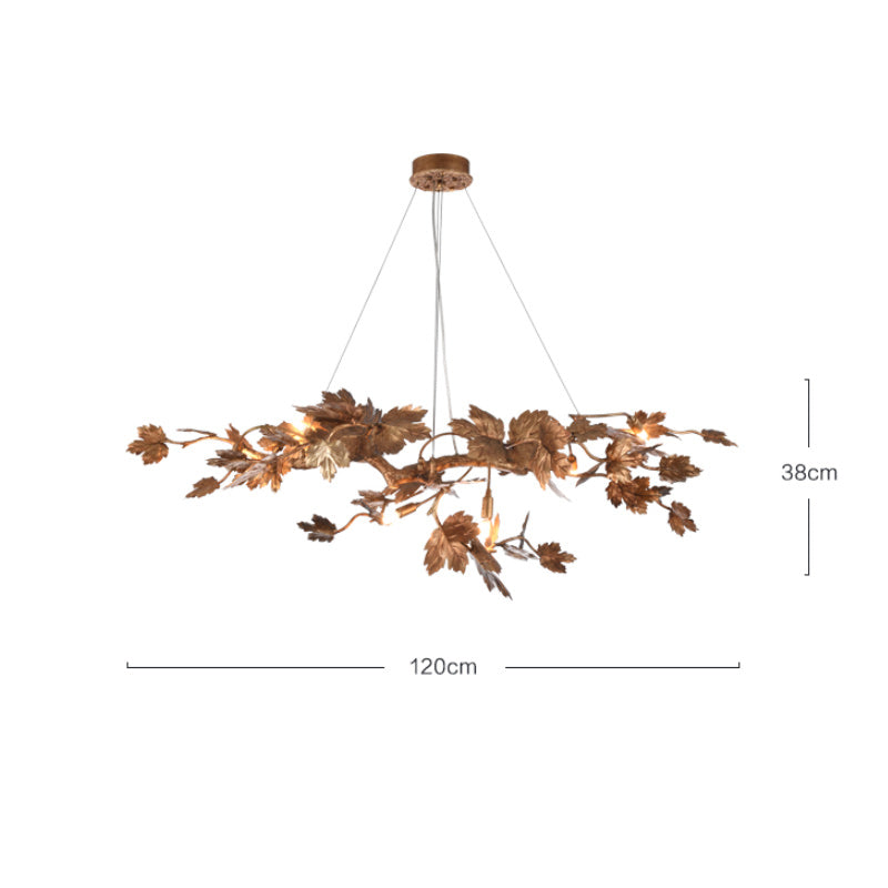 MAPLE B Chandelier by Lampadom - scale reference