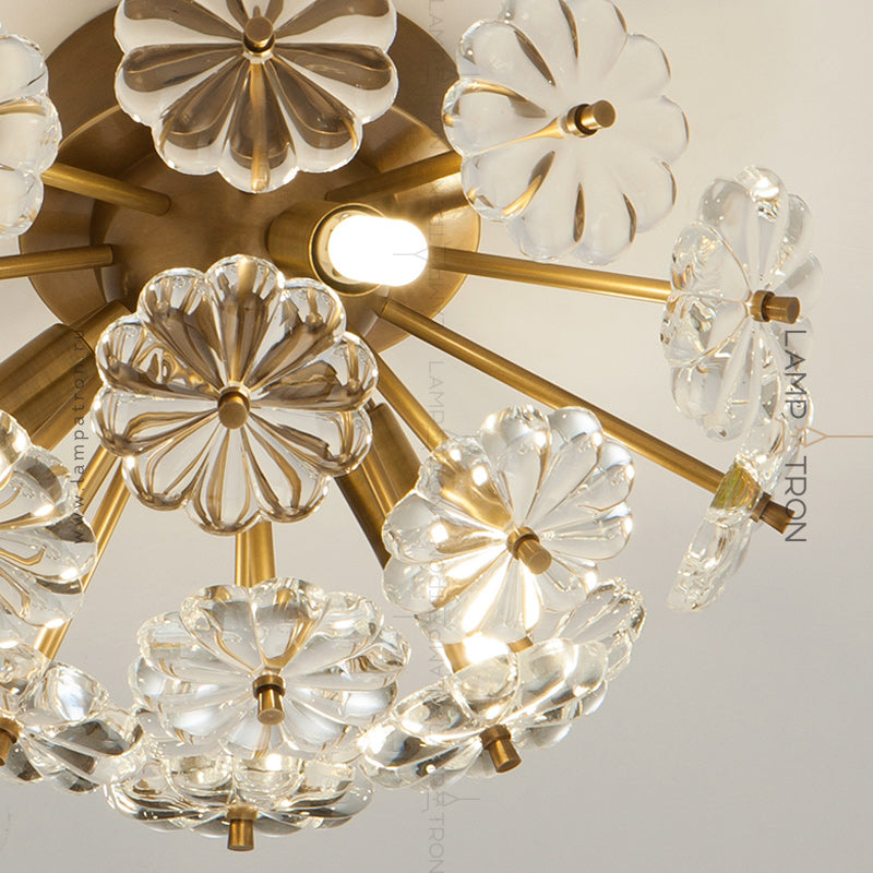 MOIRA C. Ceiling Chandelier by Lampadom - ambient shot