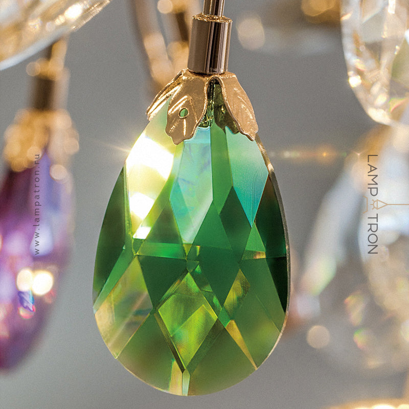 NELIO Chandelier by Lampadom - close-up